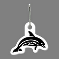 Zippy Clip - Dolphin Silhouette Tag W/ Clip Tab